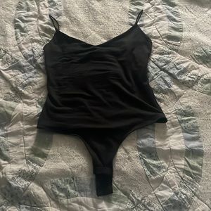 Small Black Cotton Windsor Playsuit / Bodysuit